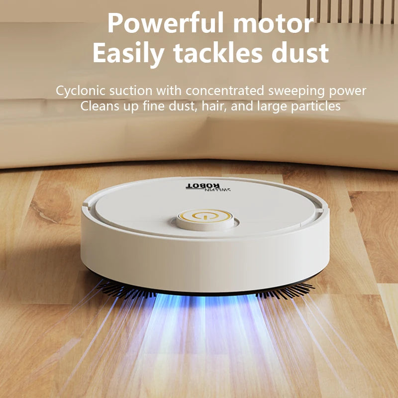 3-in-1 Automatic Sweeping Robot Sweep Vacuum Cleaner Mopping Floor USB Rechargeable Mini Cleaner Home Cleaning Machine