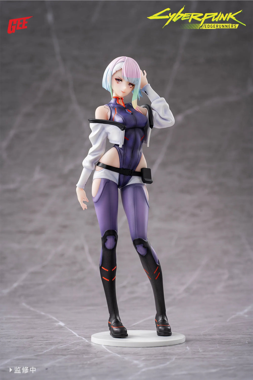 In Stock 24cm Cyberpunk: Edgerunners Lucy 1/7 Static Figurines Bookshelf, Desktop, Computer Case Decoration Collection Gift