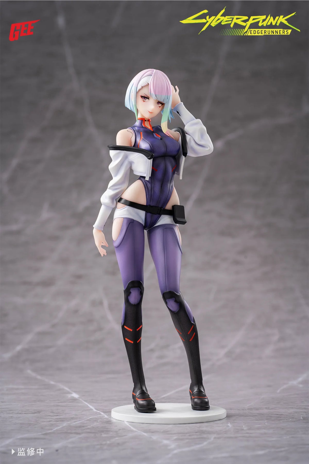 In Stock 24cm Cyberpunk: Edgerunners Lucy 1/7 Static Figurines Bookshelf, Desktop, Computer Case Decoration Collection Gift