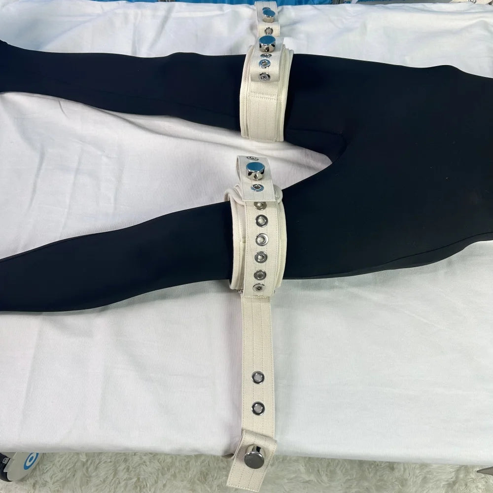 Patient Limb Fixed Strap Magnetic Restraint Belt Adjustable Bondage Strap For Hospital Bed