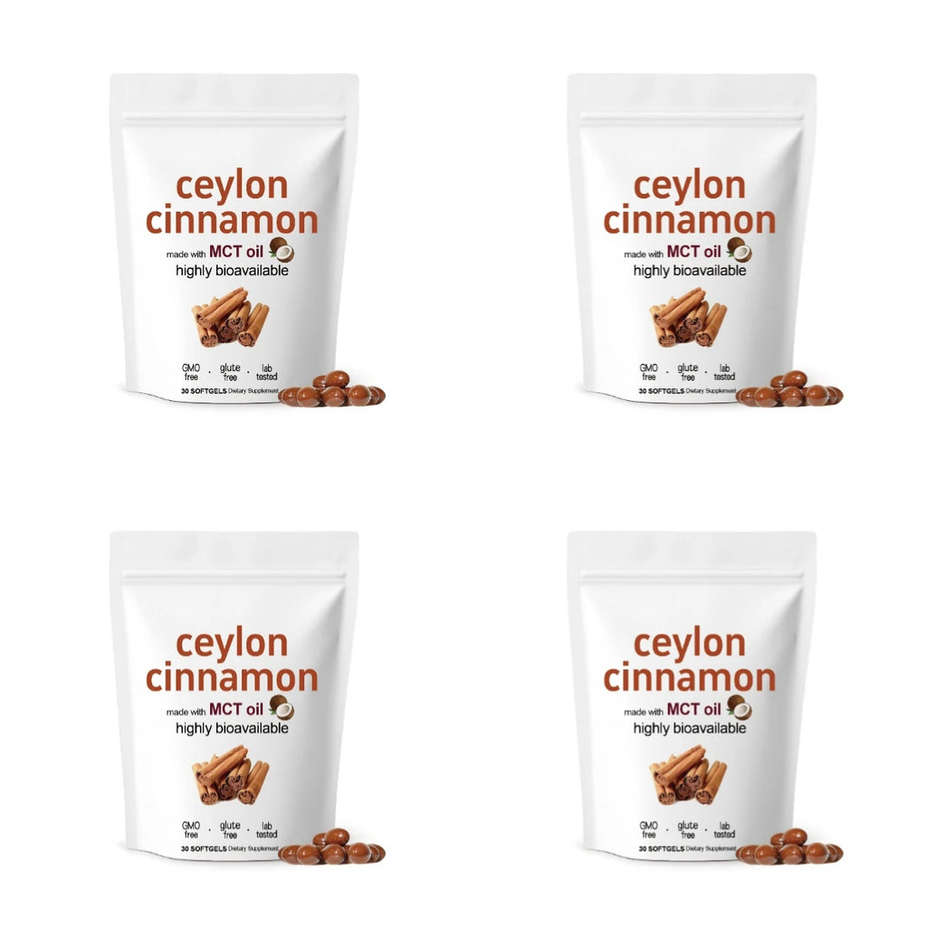 Ceylon Cinnamon Softgels with MCT Oil Daily Wellness Support Highly Bioavailable 30 Softgels