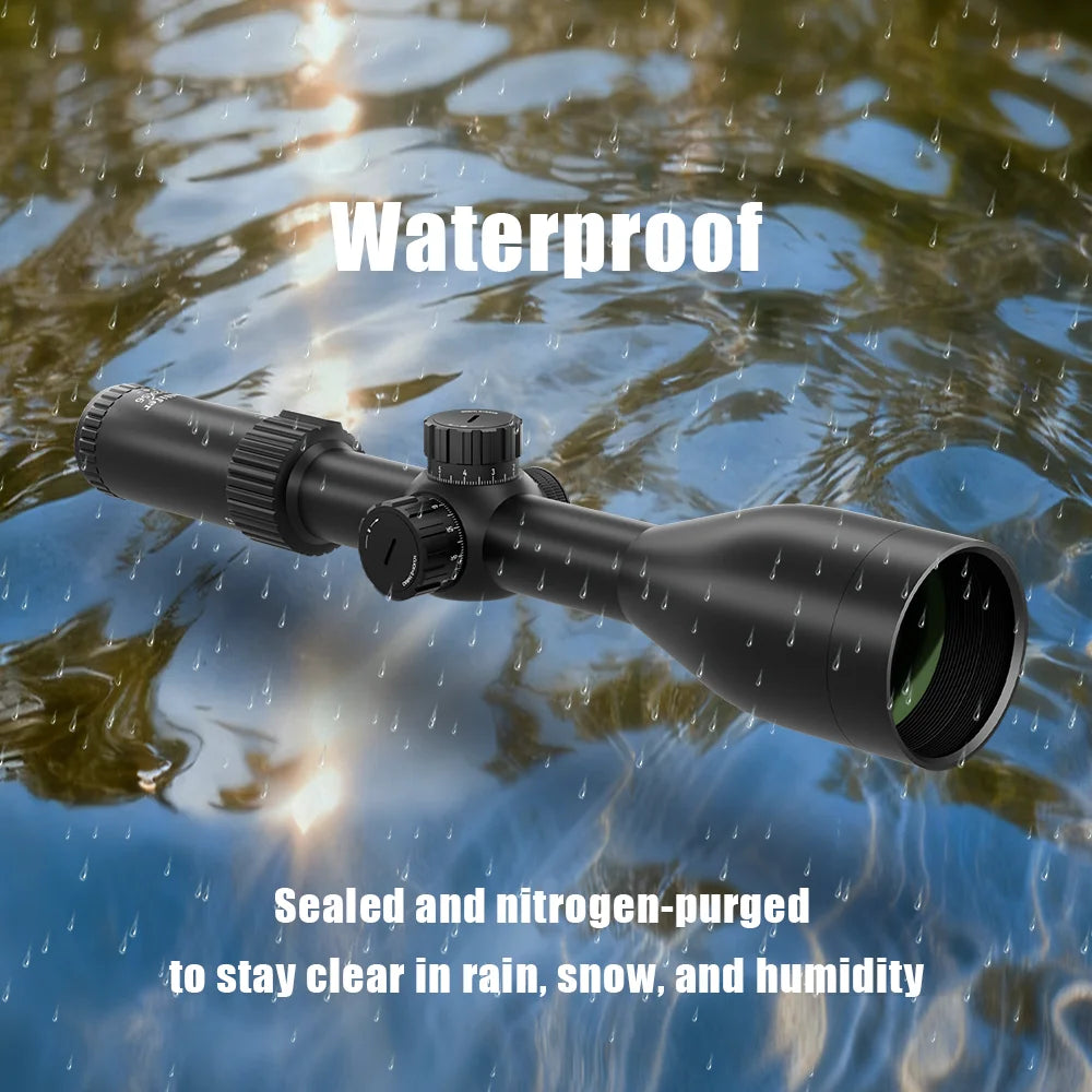 Aquilifer 3-12x56 Hunting Scope ED Glass Fully Multi Coated High Light Transmission for Dawn Dusk