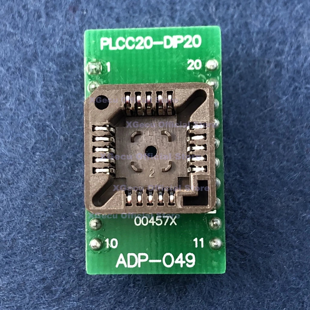 Complete PLCC adapter kit PLCC 20 / 28 / 32 / 44 to DIP 20/24/ 28/32/40 + IC extractor for XGecu T48 TL866CS TL866A  programmer