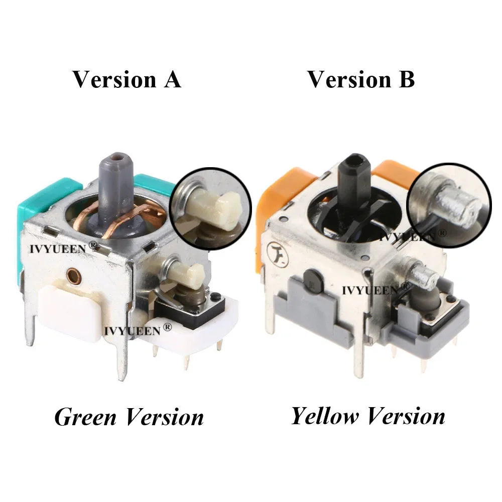 IVYUEEN 2 Sets 3D Analog Stick Sensor Potentiometers and Thumb Sticks Thumbsticks Cap Cover for Xbox 360 Controller Repair Parts