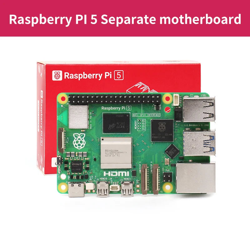 Raspberry Pi 5 Generation Development Board LINUX Suite Computer AI programming motherboard Raspberry Pi 5B 4G/8GB