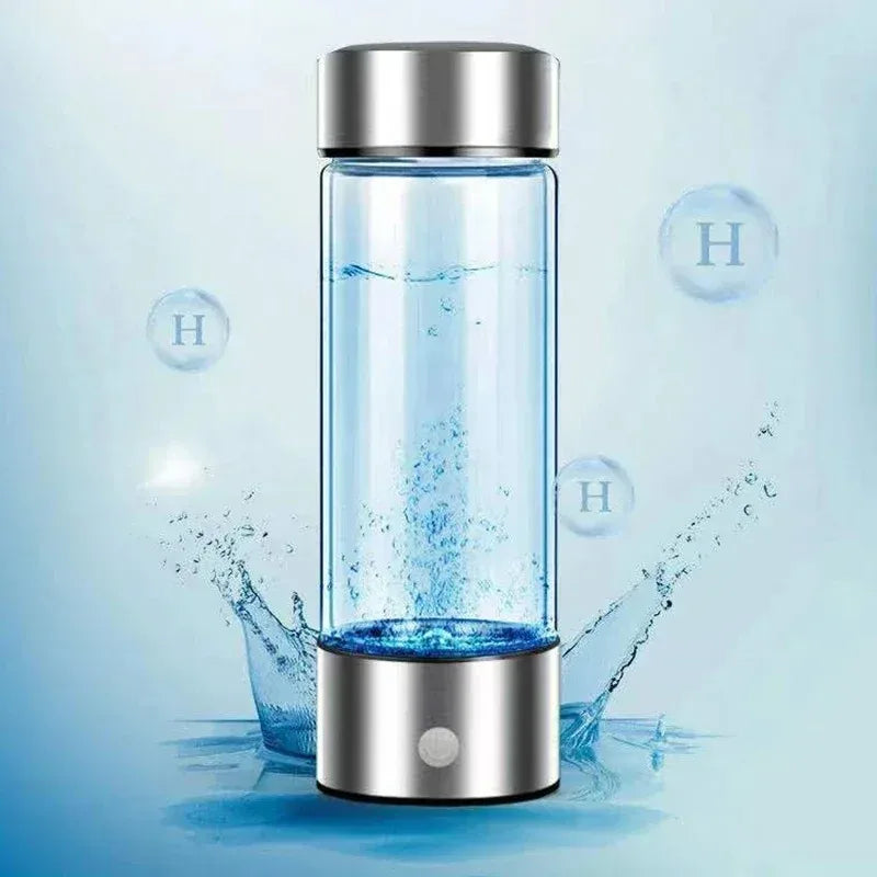 Hydrogen Rich Water Cup Portable 420ml Electric Hydrogen Water Generator Bottle Titanium Quality Filter Antioxidant Ionizer