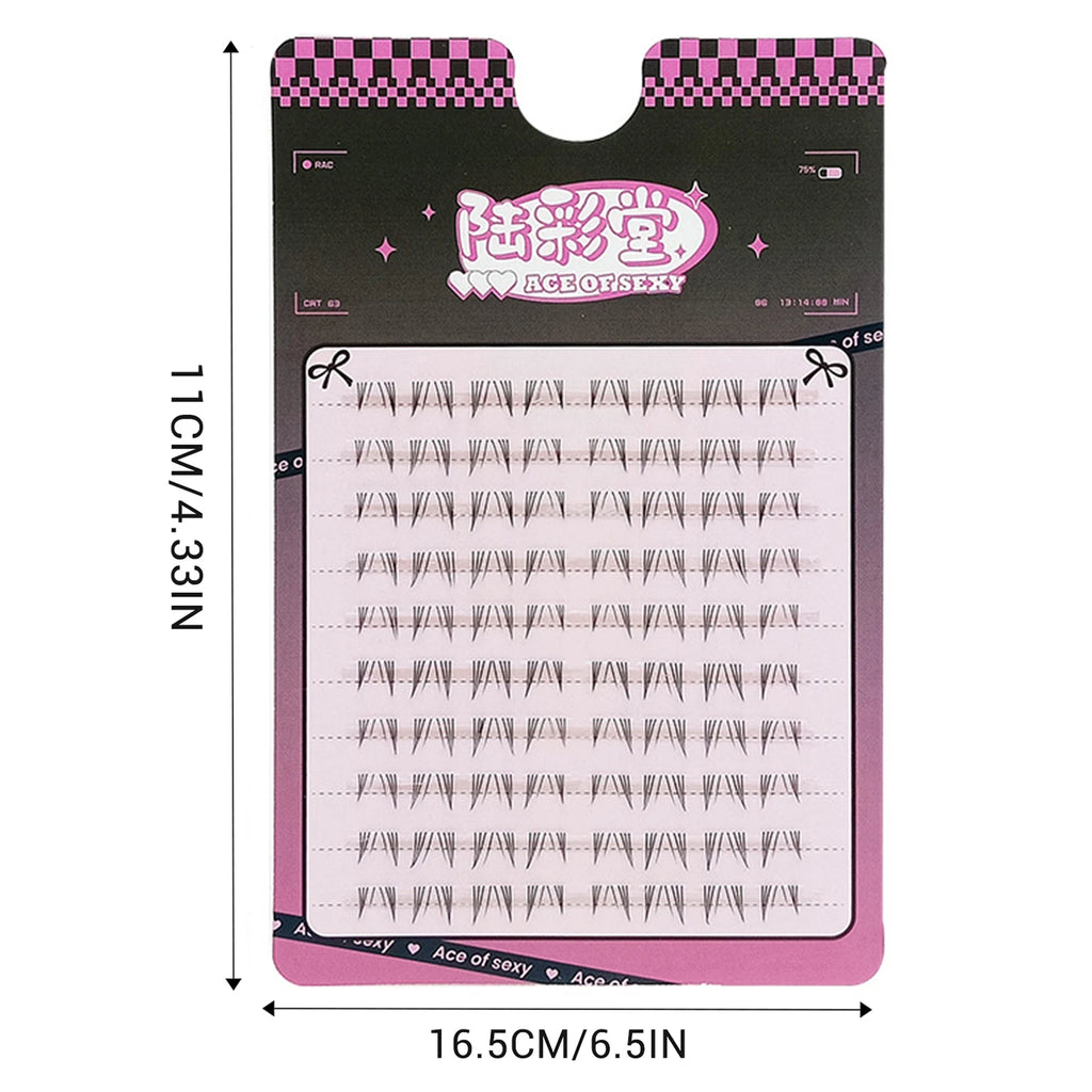 6-7mm Air Lower Eyelashes Fairy Fake Lashes Segmented Natural Under Lashes Manga Bottom Lashes Makeup Eyelash Makeup Tool