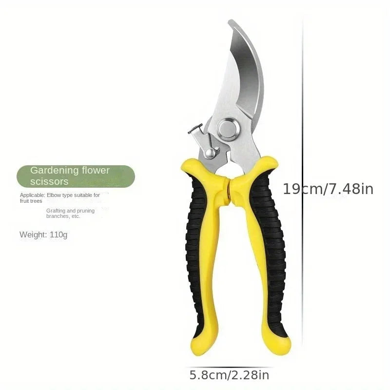 Stainless Steel Professional Gardening Shears Pruning Branches Fruit Trees Flowers Household Pruning Tools Shears