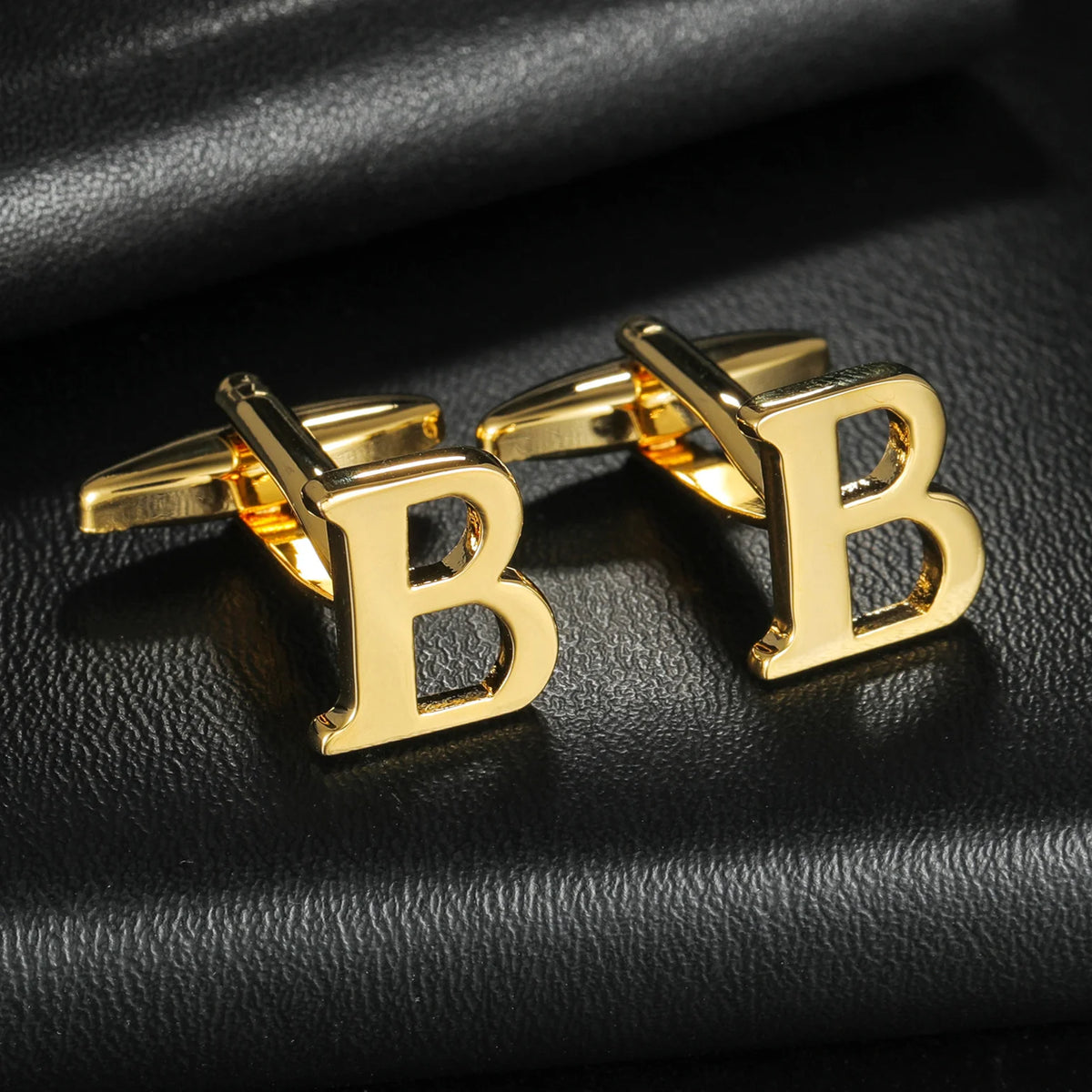 New High Quality Initial A-Z Cufflinks Alphabet Letter Copper Material Cuff Links For Business Mens Boys Tuxedo Shirts Gift