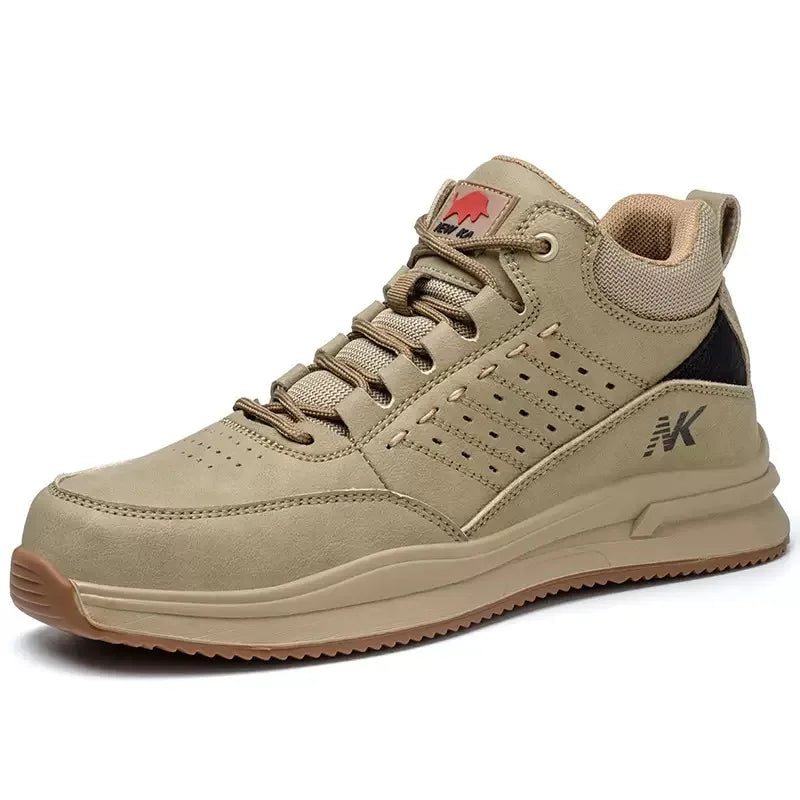 Electrician Insulated Shoes Men Lightweight Comfortable Safety Shoes Anti-Smash Anti-Puncture Wear-Resistant Work Shoes