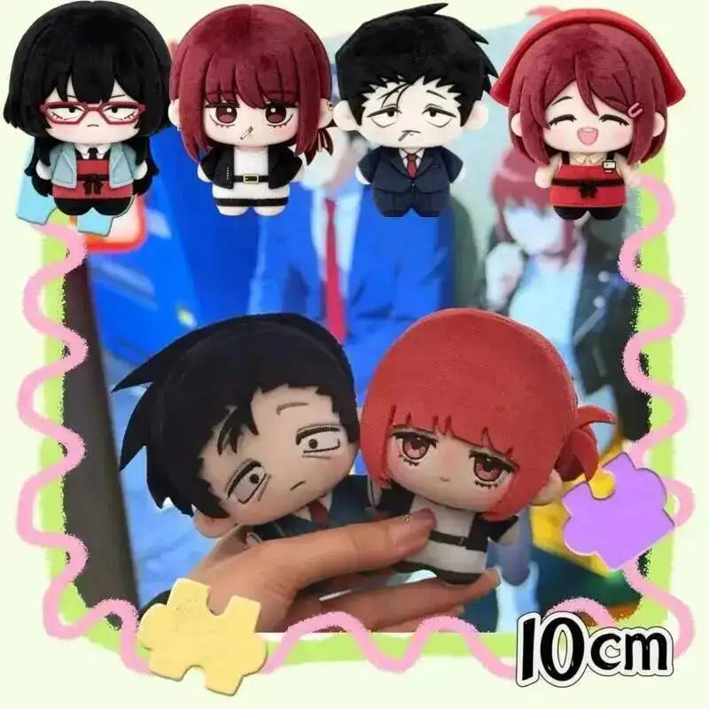 10cm Anime Smoking Behind The Supermarket With You Plush Sasaki Yamada Tayama Nishizono Plush Pendant Cute Doll Toy Fans Gift