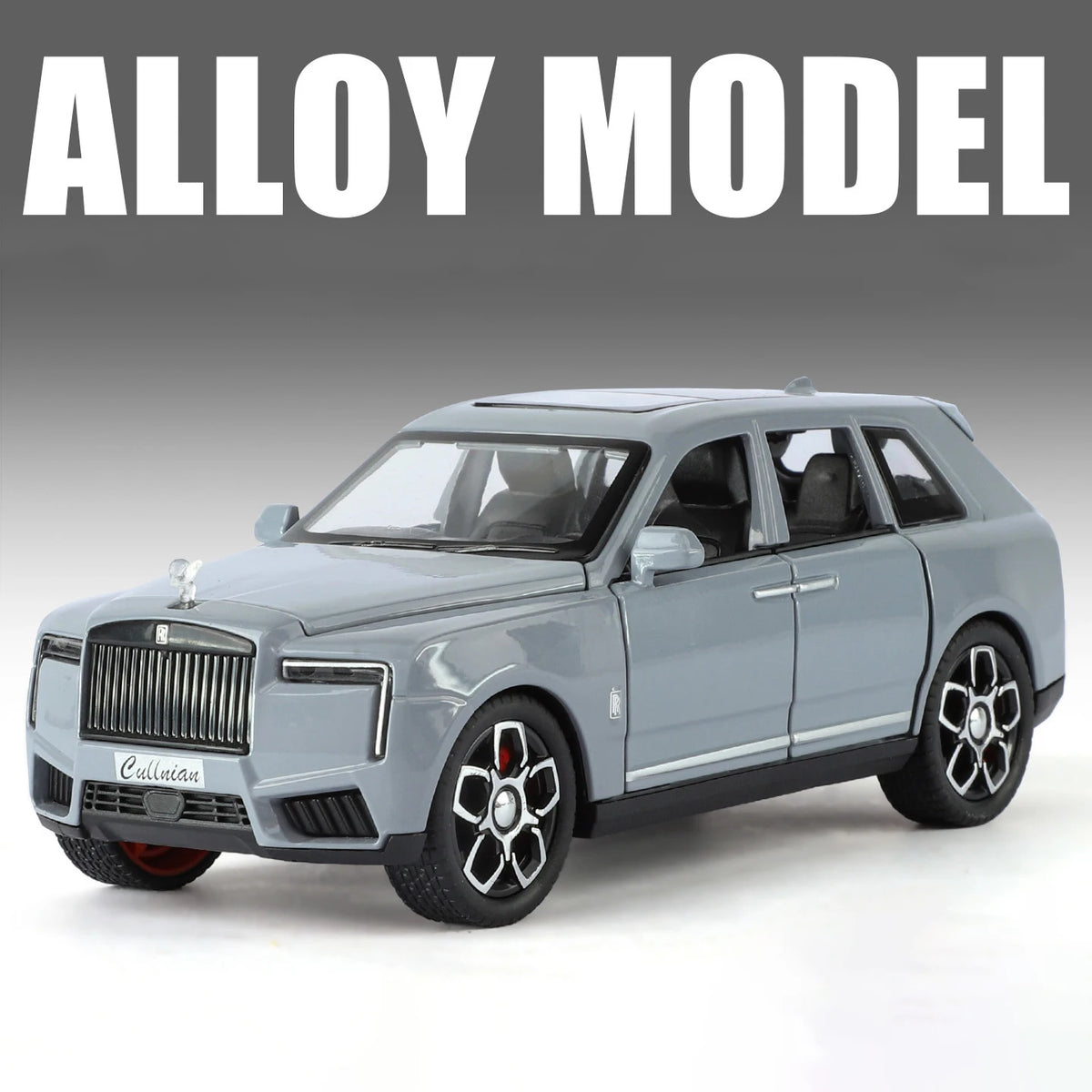 1/32 2025 Rolls Royce SUV Cullinan Alloy Luxury Car Model Diecast Metal Toy Off-road Vehicle Car Model Sound and Light Kids Gift