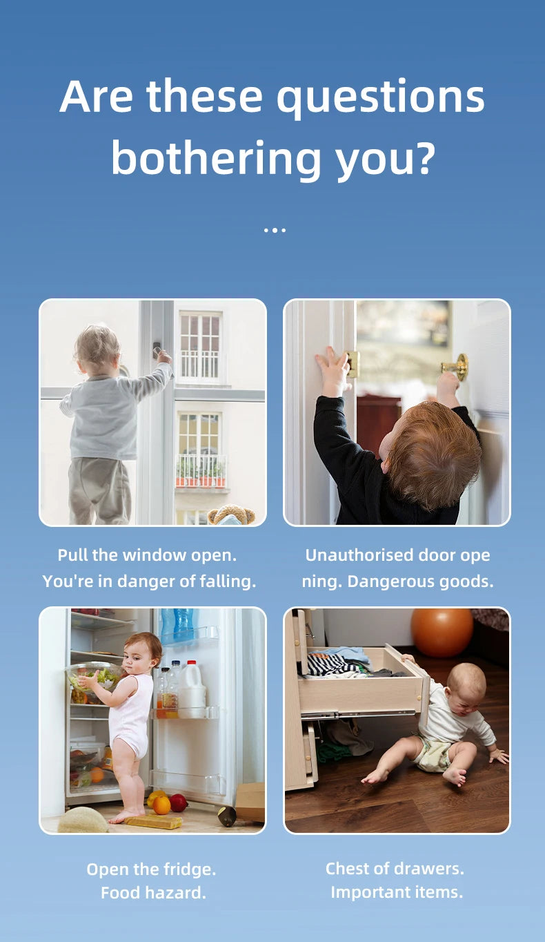 Smart Multifunctional Fingerprint Cabinet Drawer Cupboards Door Windows Lock