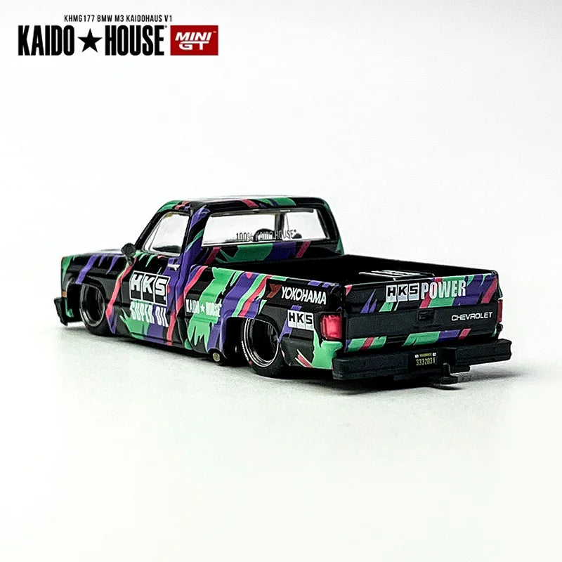 Kaidohouse 1:64 Hks Pickup Truck Die-Cast Car Model #174 Simulation Alloy Miniature Customized Kid Toys Gift Collection Ornament