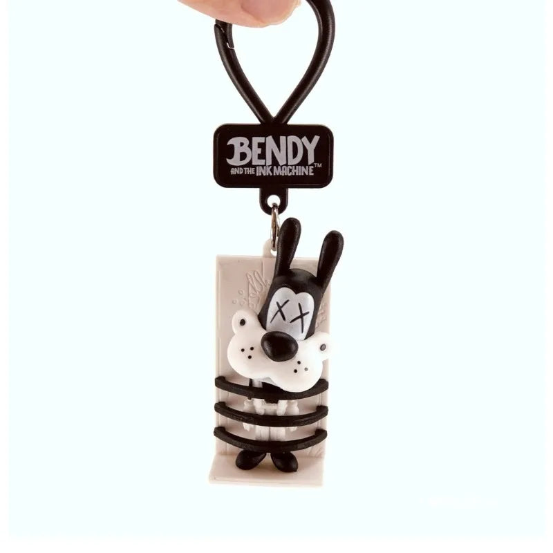 Bendy Blind Bag Bendy And The Ink Machine Horror Game Character Keychain Personalized Pendant School Bag Charm
