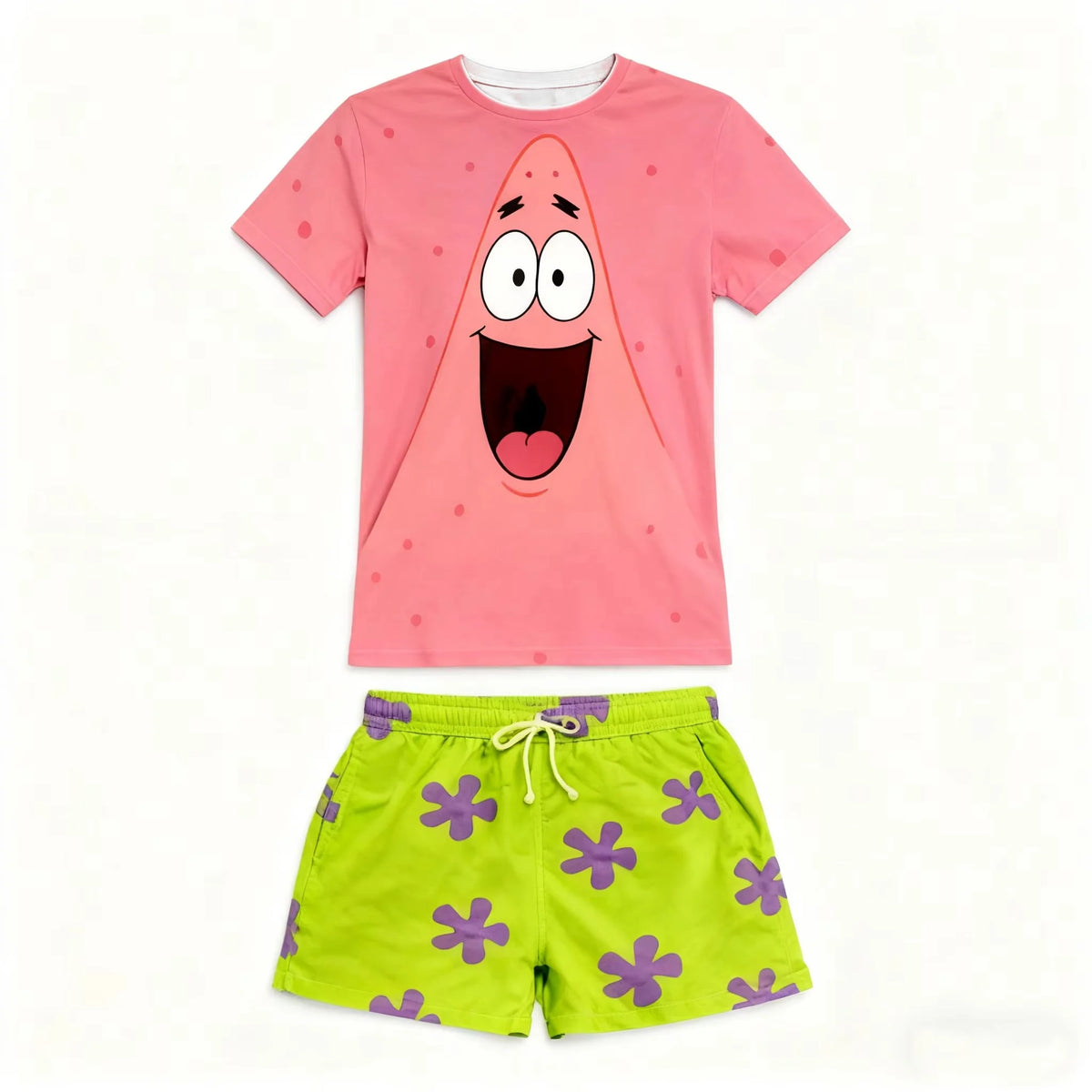 SpongeBob SquarePants Set, Unisex Cartoon Trendy Casual Beauty