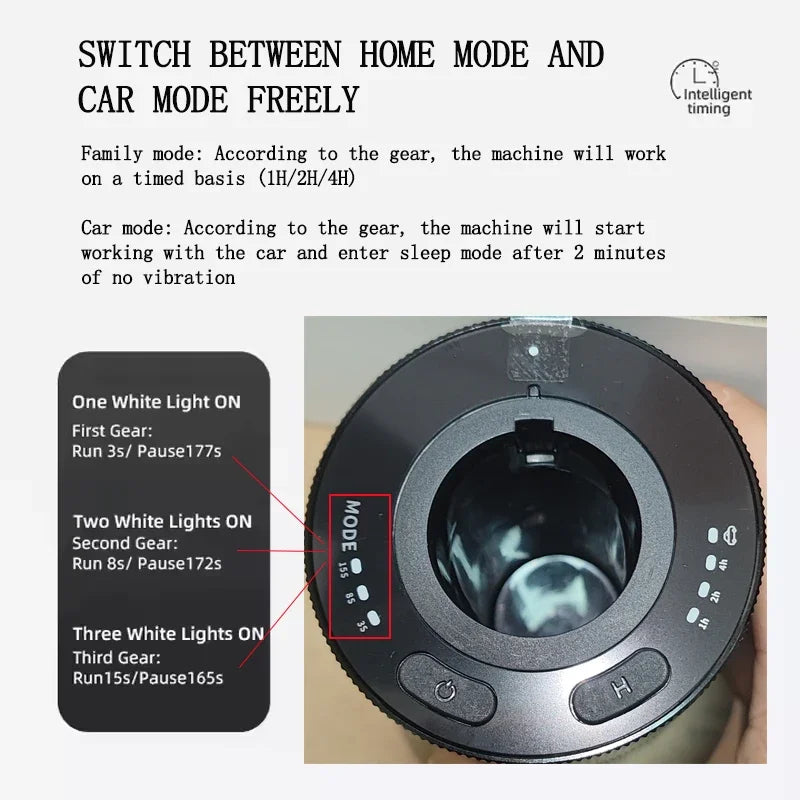 Car Air Freshener Device Essential Oil Diffuser For Home Office USB Rechargeable Diffuser Aluminium Alloys Aromatic Oil Diffuser