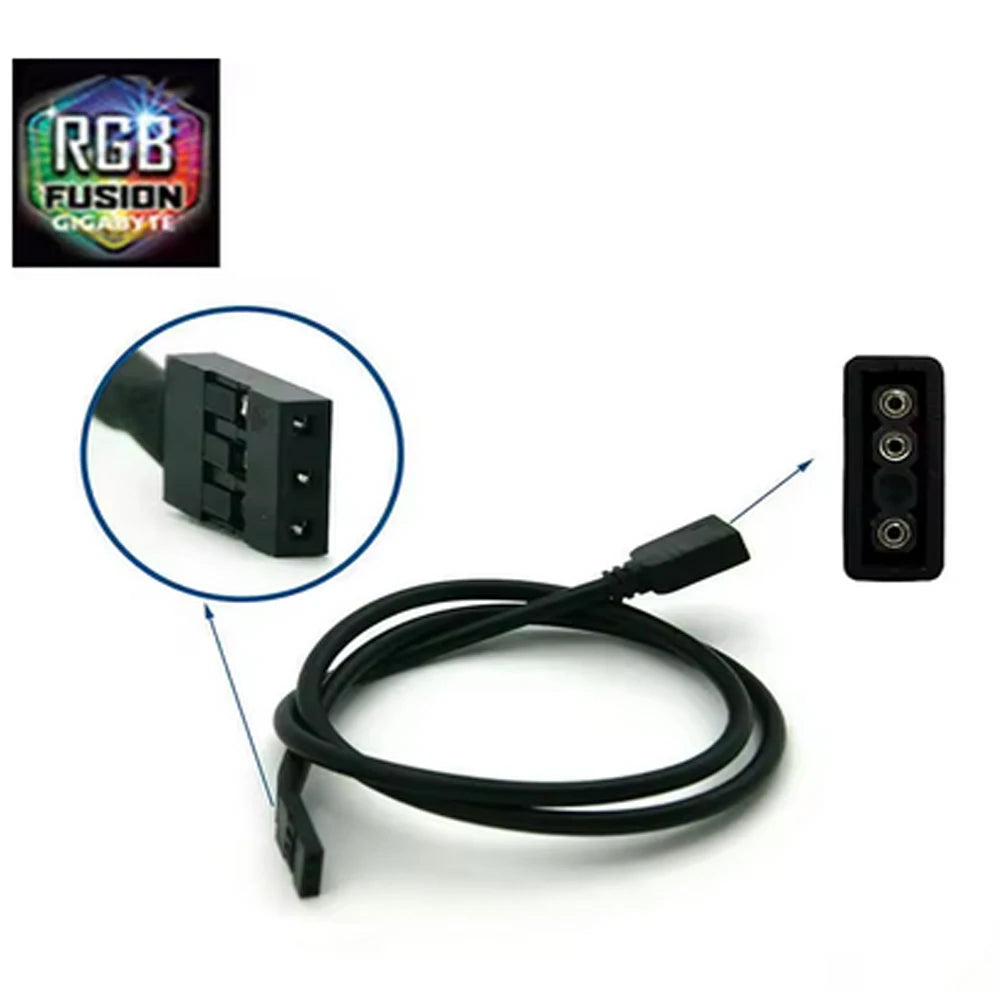 Addressable Rainbow PC Digital WS2812b LED Strip Light for 5V 3pin ARGB Header PC Case Asus Aura Sync RGBIC Fusion MSI Mystic
