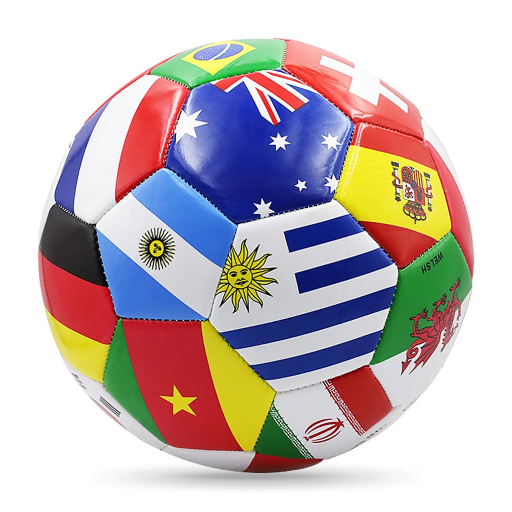 National Flag Colours Soccer Ball Suitable For Different Surfaces And Teamwork Innovative Foot Balls