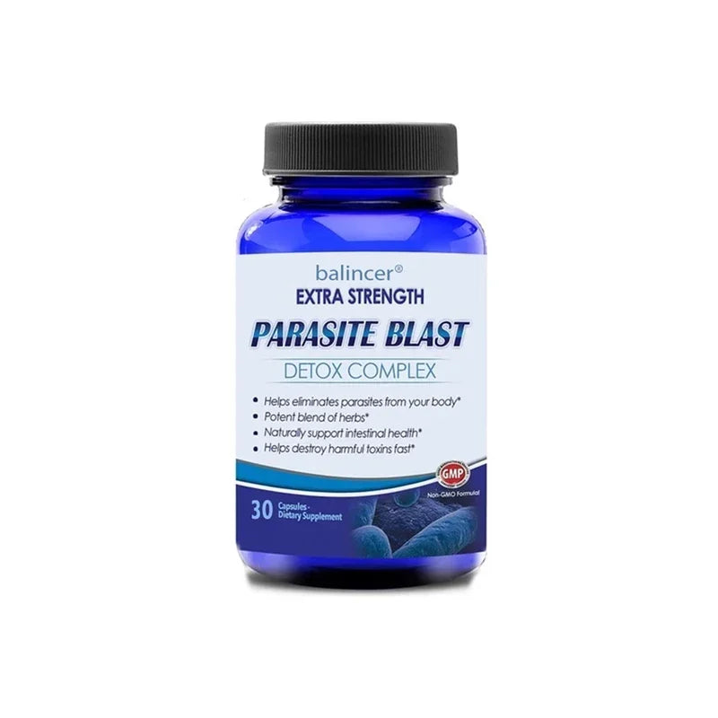Parasite Blast Detox Complex - Eliminate Parasites, Cleanse The Intestines, and Improve Digestion