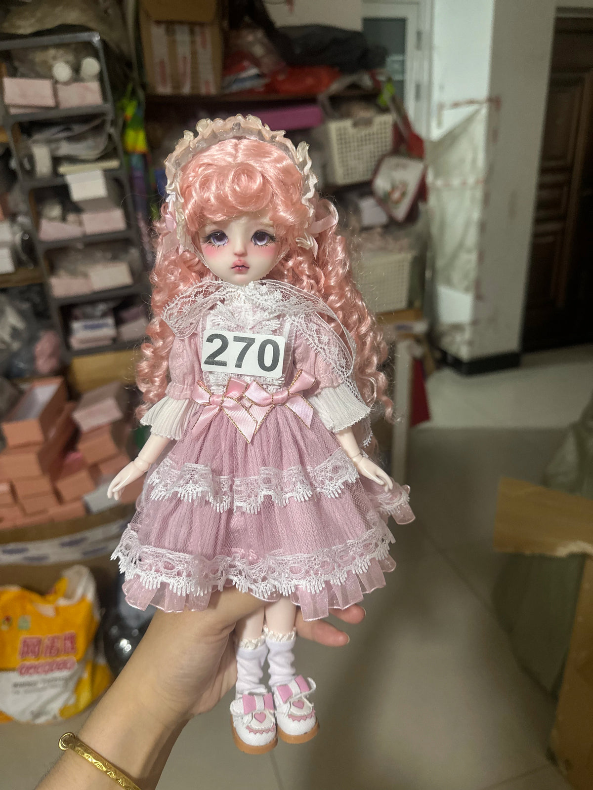 1/6 BJD MJD Doll 30cm 22 Joints Lolita Style Customizable Makeup Changeable Outfit Anime Princess Girls Toy Gift