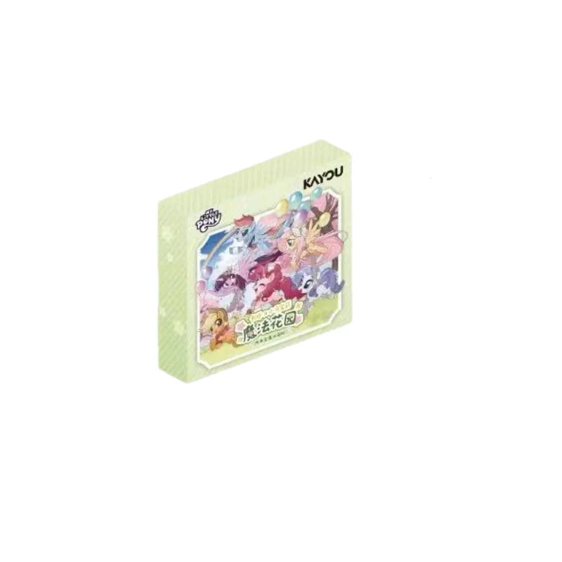 KAYOU Genuine New My Little Pony Magic Garden Series Q Edition Acrylic Flowing Sand Standing Brand Anime Peripheral Gift