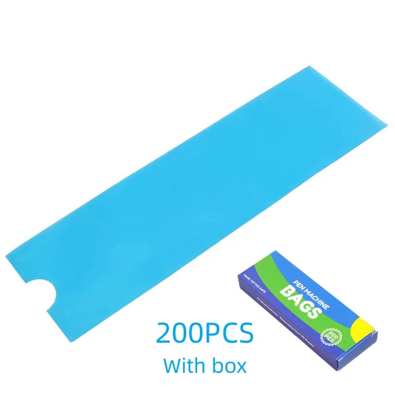 100pcs Tattoo Pen Covers Tattoo Machine Pen Sleeves,Disposable Dustproof Protection Bags For Tattoo Pen Sleeves Tattoo Supplies