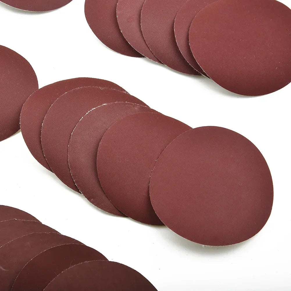 40pcs/Set 3 Inch 75mm-80mm Sanding Discs Hook Loop Sandpaper Abrasive Sand Sheets 320/400/600 /800/1000/1200/1500/2000 Grit