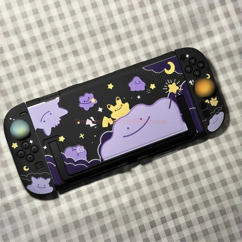 Switch Ns2 Hard Shell Protective Case For Cute Anime Character Pattern Handheld Game Console Accessories Periphery Joystick Cap