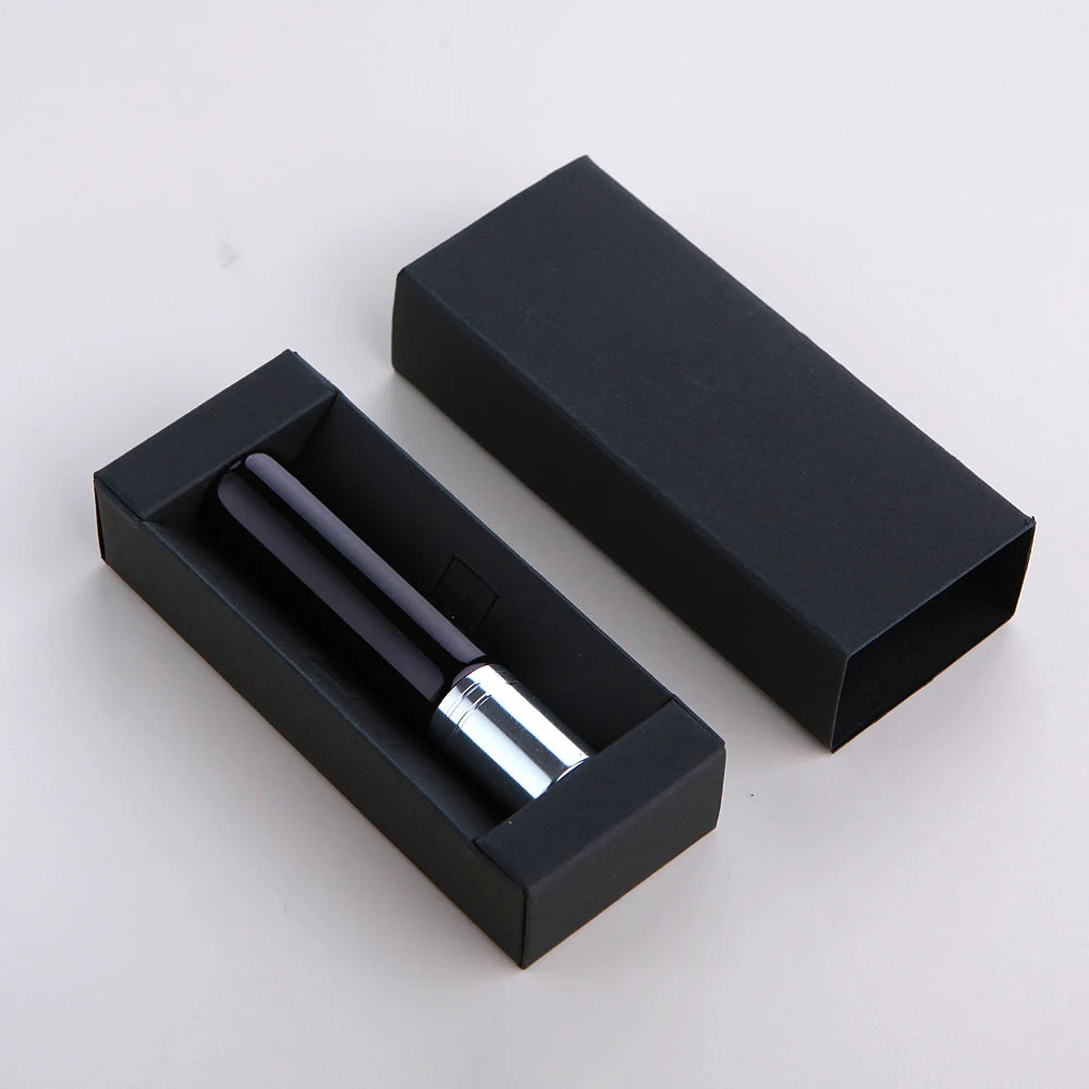 50 Pcs/Lot 10ml Electroplated Roll On Perfume Bottle Refillable Essential Oil Bottles With Box Roller Glass Vials LOGO Pay Extra