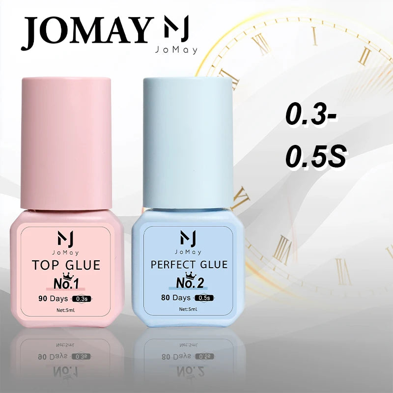 5ml Fast Drying Strong False Eye Lash Extension Glue Adhesive Retention 70-90days Low Smell Mink Eyelash Glue For Makeup