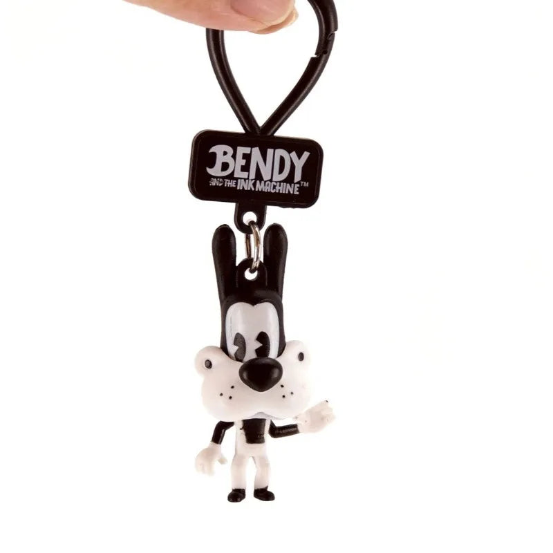 Bendy Blind Bag Bendy And The Ink Machine Horror Game Character Keychain Personalized Pendant School Bag Charm