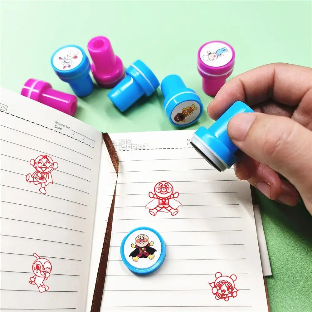 Anpanman Cartoon Stamp Character Anime Merchandise  Customization Seal Gift Color Stamp