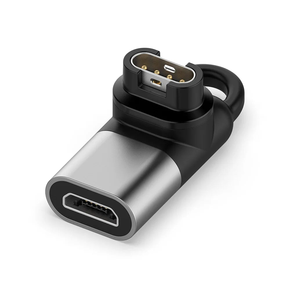 Micro USB/IOS/Type C Charger Adapter For Garmin Fenix 8/7/6/5 Forerunner 158 255 Charger Connector for Garmin Venu/Vivoactive
