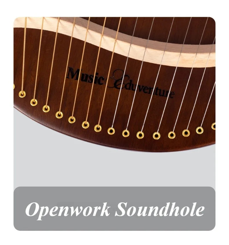 16 String Harp Beginner Children Portable Lira Harp Professional Wooden Chinese Small Harps Handmade Handheld String Instruments