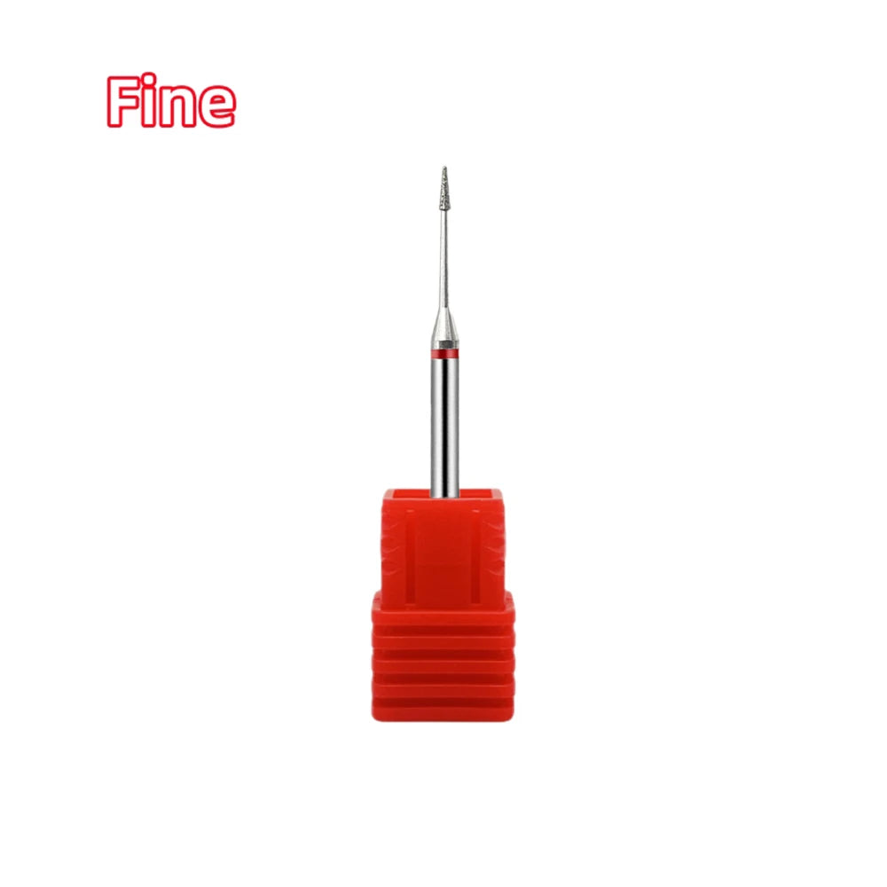 1/5/10pcs Diamond Nail Drill Bit for Gel Polish Acrylic Removal Nail Salon Manicure Pedicure Milling Cutter Electric File Tools