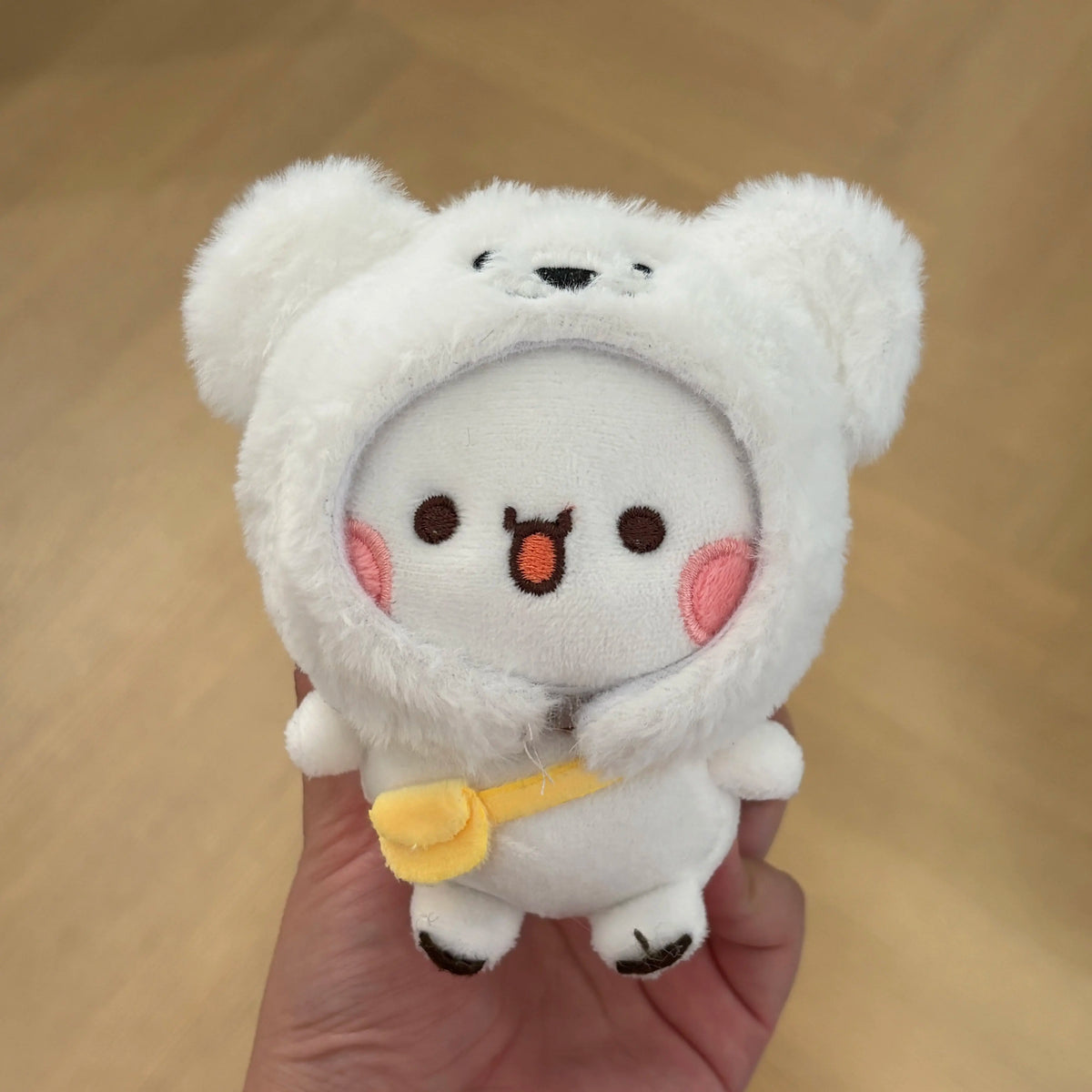 12cm Official Original Panda Bubu And Yier Outfit Change Plush Toy , Bubu And Dudu Plush Pendant Doll Gift