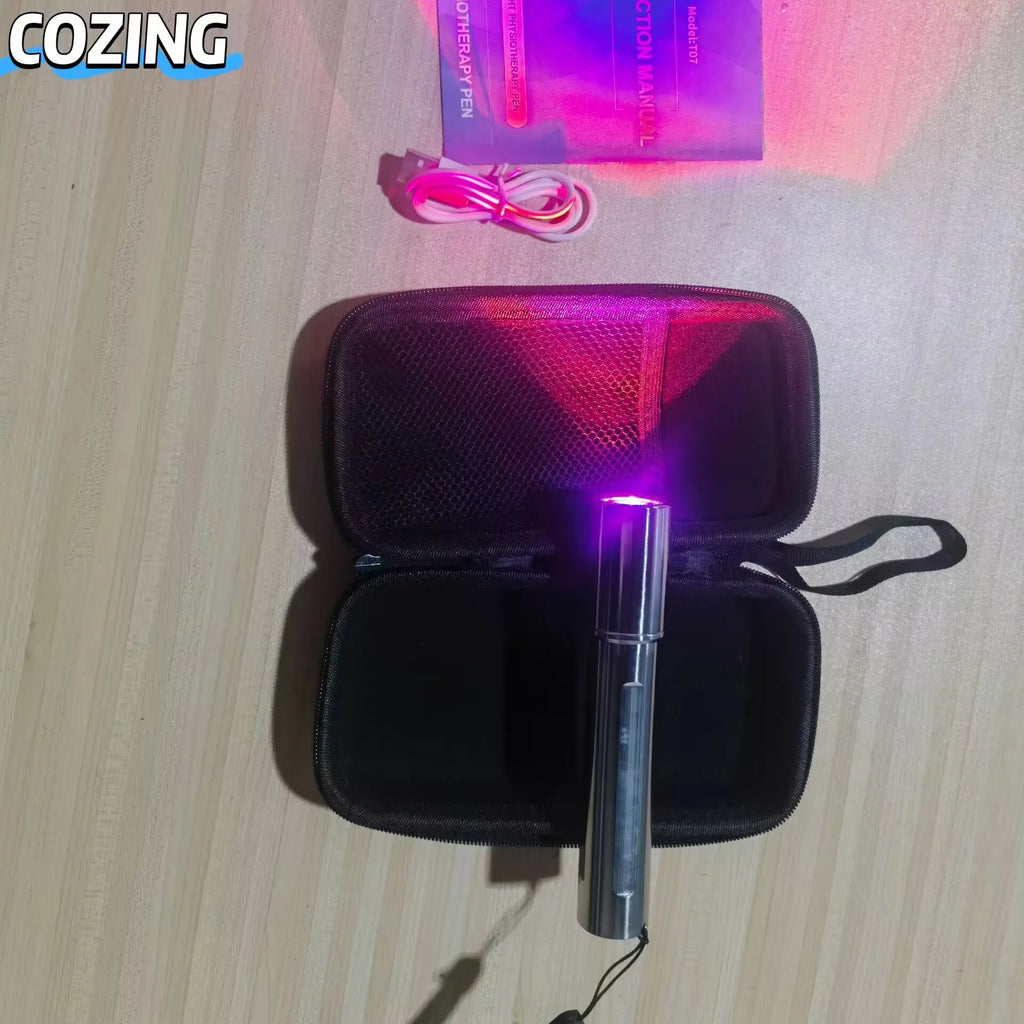 Deep Penetration LED Lamp for Joint Pain Relief, Muscle Recovery Equipment, Portable Handheld Massager Tool