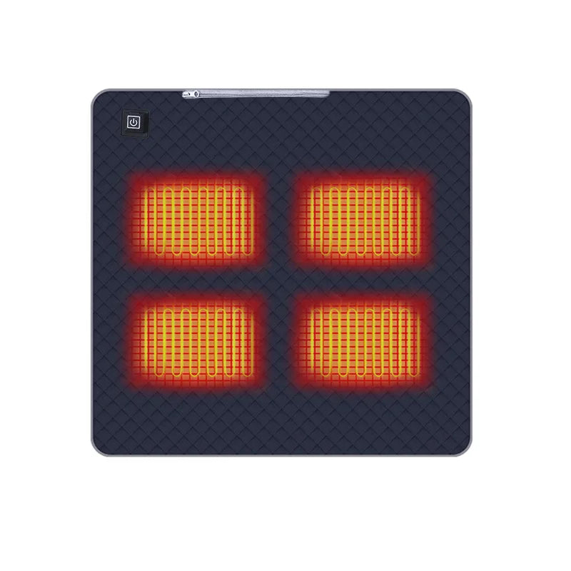 5V USB Sleeping Electric Heating Pad Heated Cushion Cold Resistant 3-Level Temperature for Outdoor Camping Heated Electric Mat