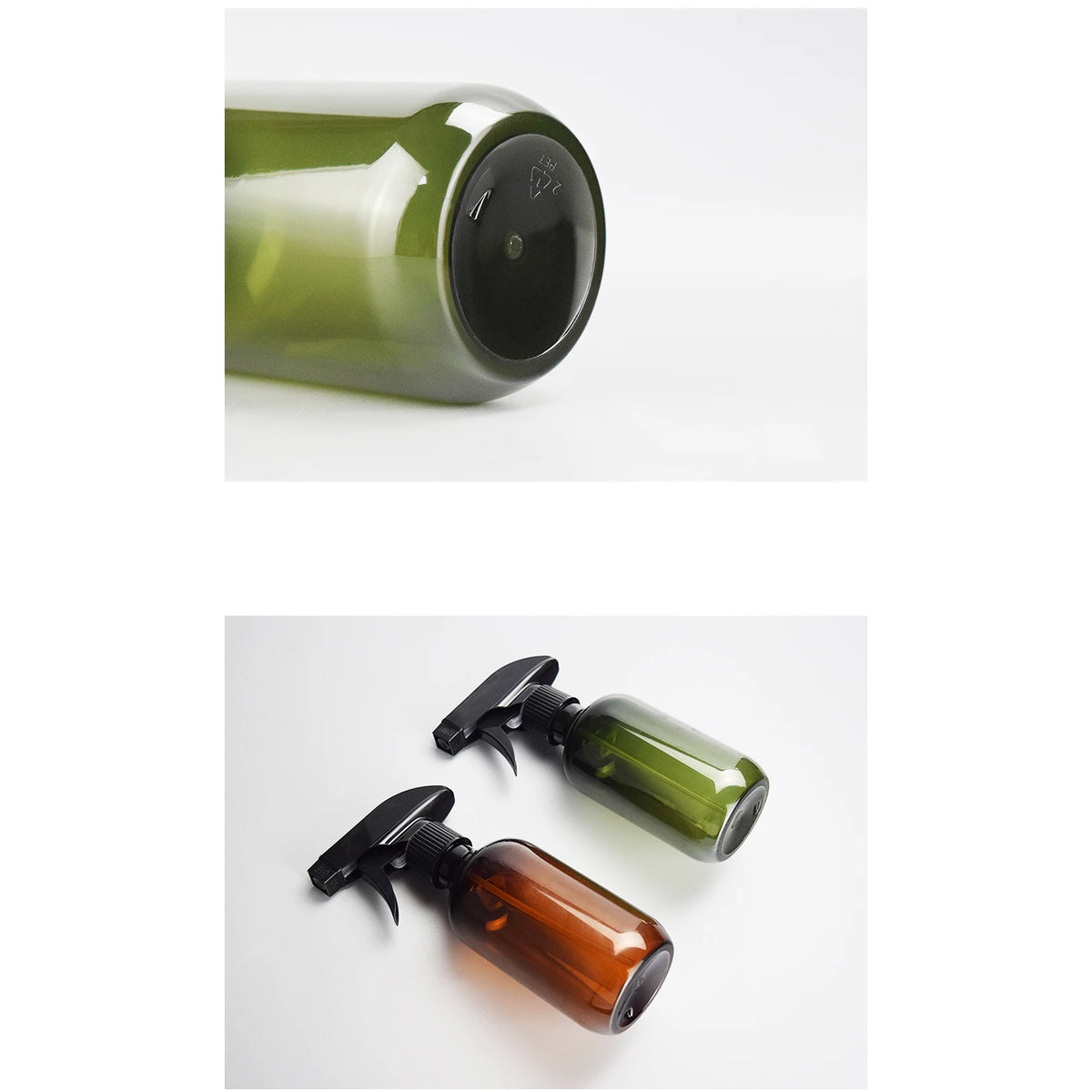 300ml/500ml Spray Bottles Plastic Large Capacity Refillable Sub-bottling Empty Container Flip-top Dispensing Makeup Tool
