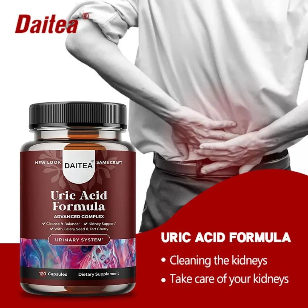 Uric Acid Formula - Kidney Cleanse Uric Acid Support, Joint Supplement, and Improves Immunity Supplement