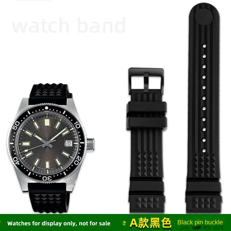 For Seiko PROSPEX series ancestor mm 1968 bracelet SLA017J1 SLA039J1 No.5 SKX007 high quality silicone rubber strap 20mm 22mm