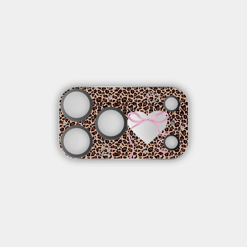 51-100 Cartoon Electroplated Camera Lens Protector for iPhone 17 Pro Max / 17 Pro Scratch Resistant Glass Rear Cover
