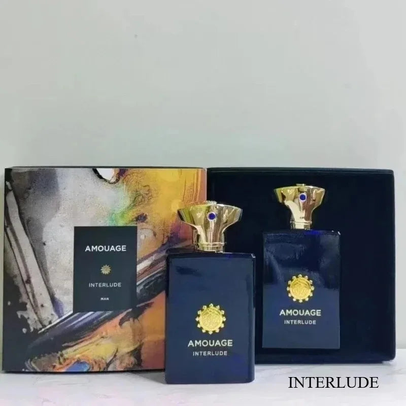 Men's Fragrance Eau De Parfum, Luxury Interlude Man & Reflection Man Perfume Spray, Premium Long Lasting Scent for Men.
