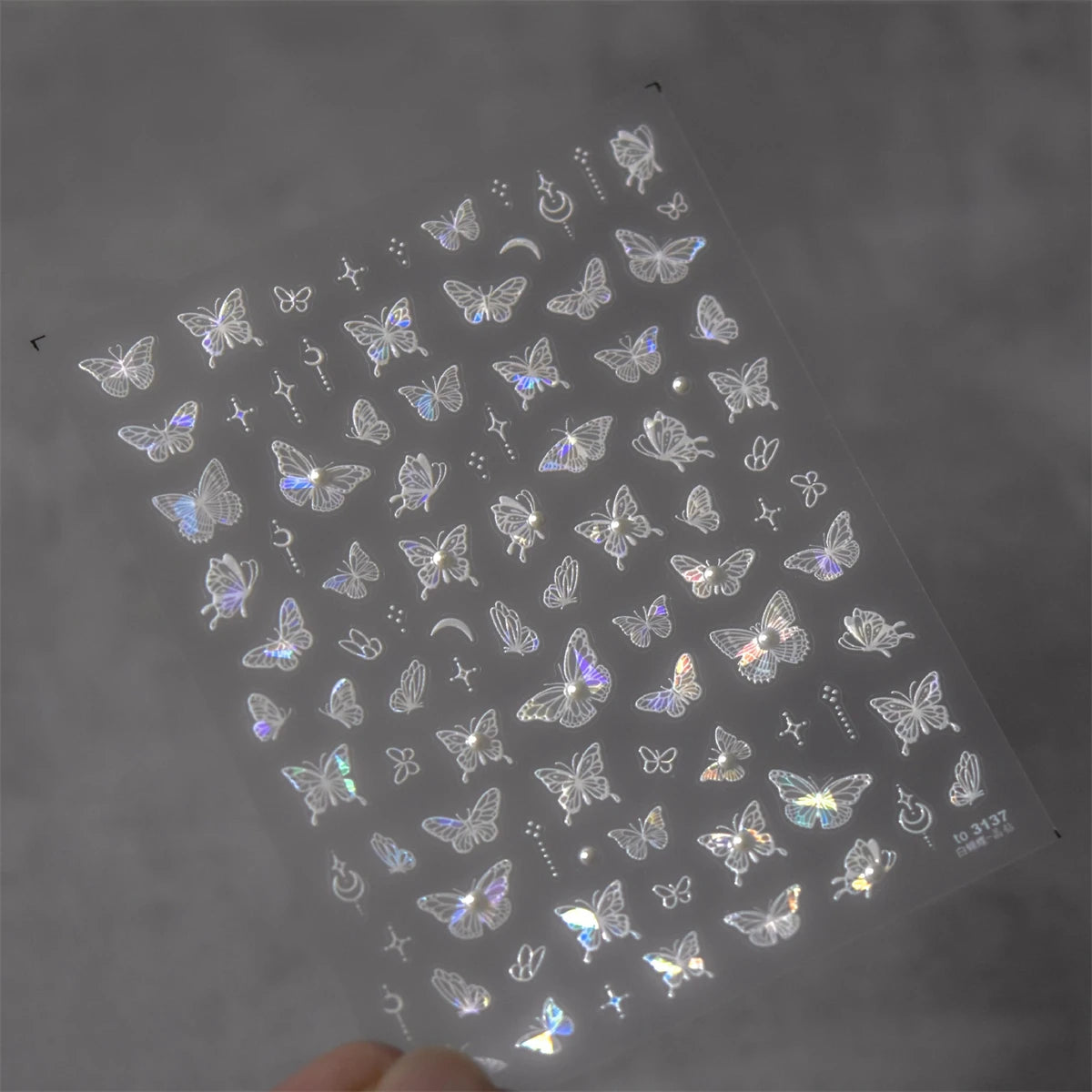 1pcs 5D Rhinestones Gold Silver Irregular Pattern Nail Sticker Simple Design Adhesive Slider Nail Art Decoration Decals Supplies