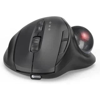Ergonomic Wireless Trackball Mouse Easy Thumb Control Precision Smooth Tracking, Ergonomic Comfort Design, for Windows, PC Mac