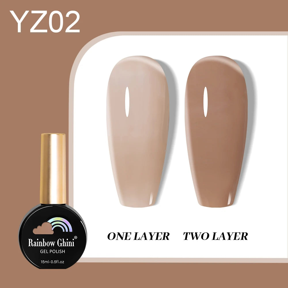 RG 15ML HEMA&TPO FREE Summer Series Fluorescent Gel Polish in Sporty Style Y2K Nail Polish Suitable for Parties Nail Art UV Gel