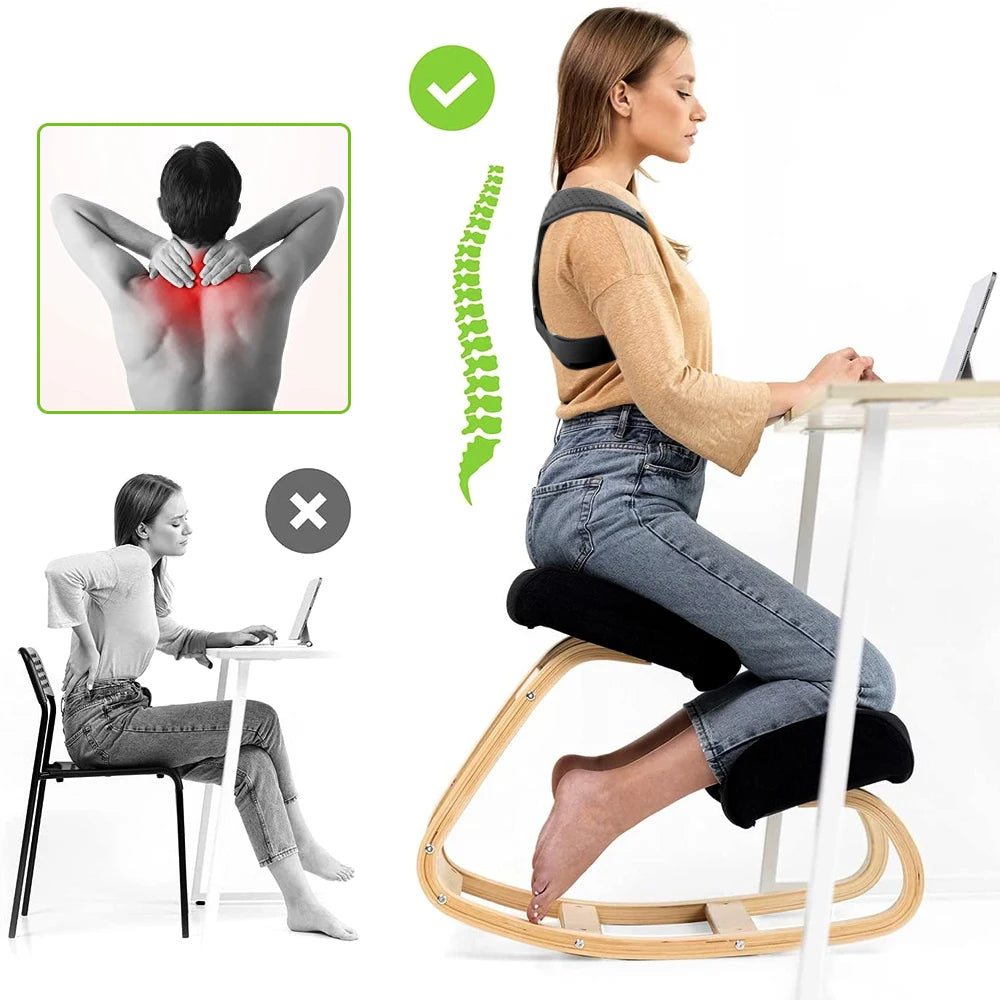 RGGMQQ Adjustable Posture Corrector for Men & Women, Comfortable Shoulder Brace Support for Neck, Back & Shoulder Pain Relief