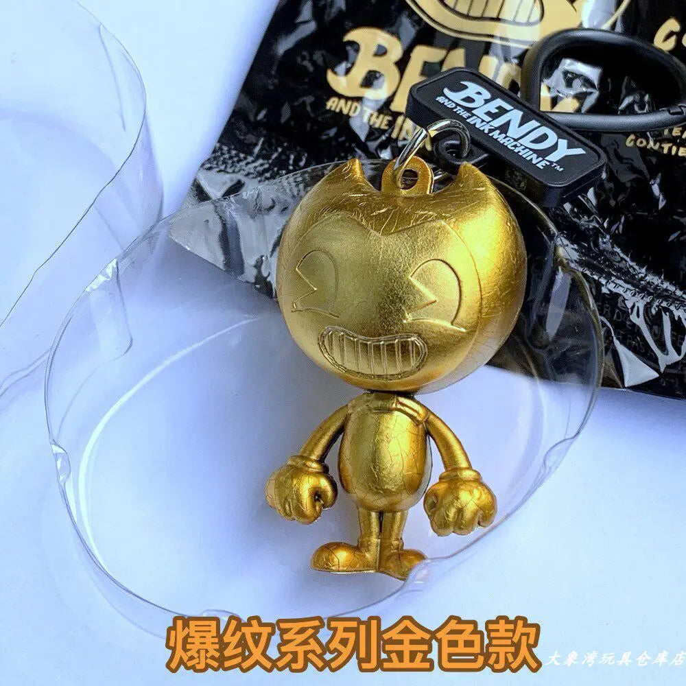Bendy Blind Bag Bendy And The Ink Machine Horror Game Character Keychain Personalized Pendant School Bag Charm