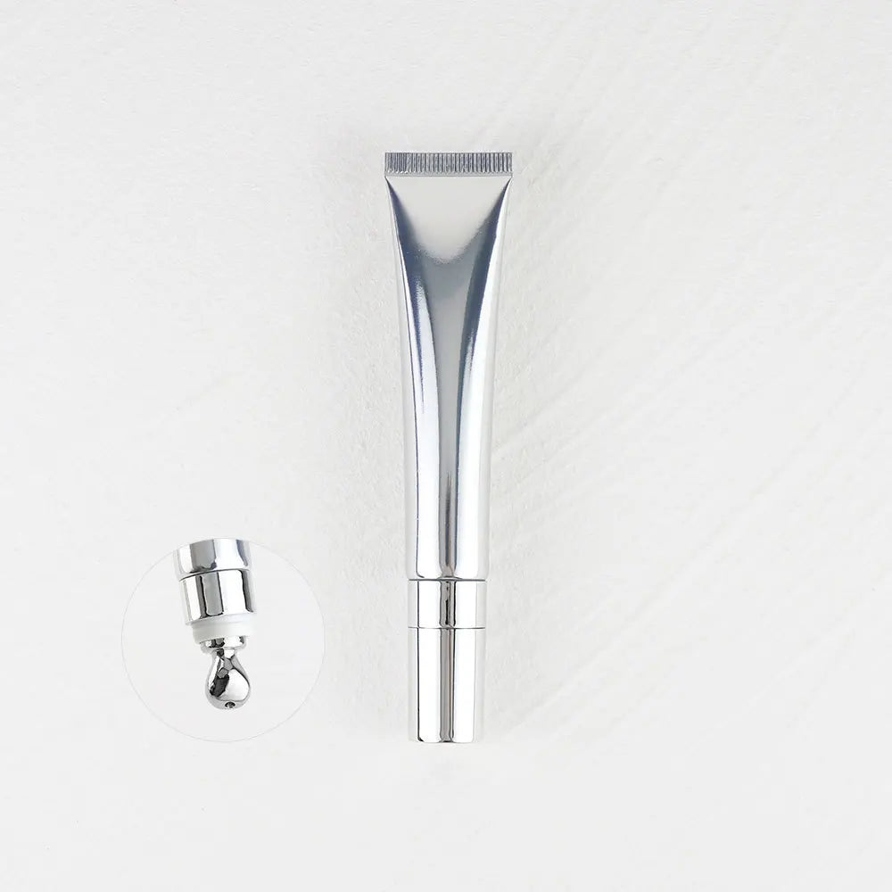 20ml Lip Gloss Tube Custom Logo Empty Squeeze Plastic Liquid Lipstick Metal Tip Lip Oil Balm Container Metal Applicator 30pcs